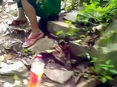 Outdoor Risky Public Fucking With My Horny Maid