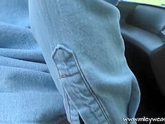 Blonde Babe Gets Assfucked In Public!!