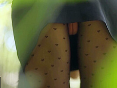 Outdoor Pantyhose Sex. In The Forest