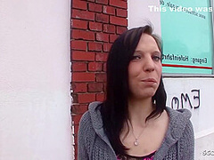Slim German College Girl Pickup And Casting Fuck By Old Guy