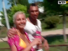 Debauched Vixen Spellbinding Outdoor Porn Clip