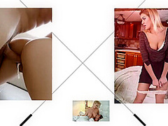 Four Delicious Fit Girls In Tiny Bikinis Share Two Lucky Studs And Ride Them By The Pool