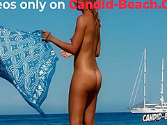 Hot Blonde Nudist Milf Naked At The Beach Spied With Voyeur Hiddencam 9 Min