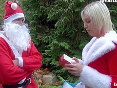 Christmas Celebration With Hot Outdoor Anal Sex