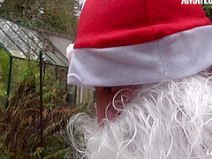 Christmas Celebration With Hot Outdoor Anal Sex