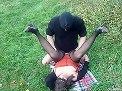 Fucked and creampied by random strangers at the cruising area