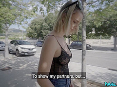 Lya Missy & Juan Lucho in Cute Blonde Fucked In The Forest - FakeHub