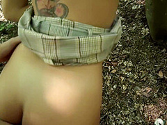 Student Comes With Me To The Forest After Class To Get Fucked