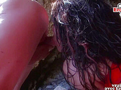 French double anal try teen threesome mmf outdoor beach