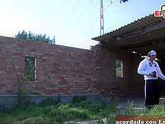 Spanish Blonde Get Anal Outdoor