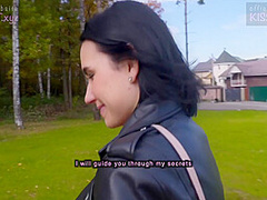 Pickup Russian Babe To Sloppy Blowjob & Fucks In Doggy / Kiss Cat