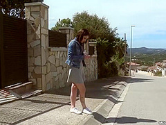 Blowing And Humping Exciting Snatch In The Fresh Air