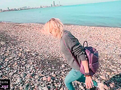 Fuck Russian Teen In Doggy Under The Bridge With Cum Swallow / Kiss Cat