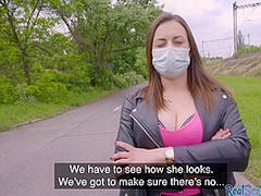 Pickedup Czech babe blows hard shaft in POV before riding
