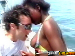 Outdoor Public Amateur Ebony Banging Interracial White Cocks