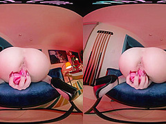 Your gorgeous blonde girlfriend thanks you for her Valentine's Day gifts in VR