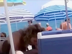 Kinky nudist beach with a lot of sex