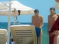 Teens in Bulgaria beach