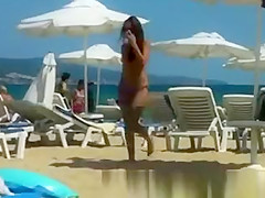 Teens in Bulgaria beach