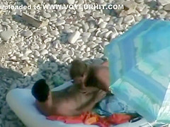 Voyeur caught sex behind an umbrella