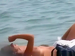 Nudist women spied in the nudist beach