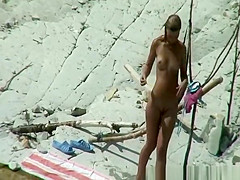 Nudist woman with nice body