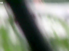 Doggy style fuck caught on the beach