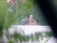 Doggy style fuck caught on the beach