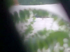 Doggy style fuck caught on the beach