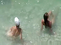 Normal day at the nudist beach