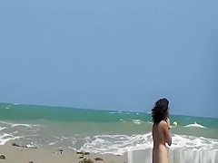Voyeur at nudist beach secretly films women