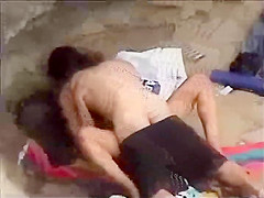 Punk girl fucked on a beach