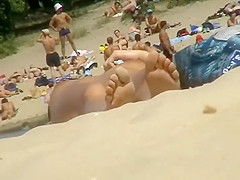 Can't get enough of an unusual nudist girl