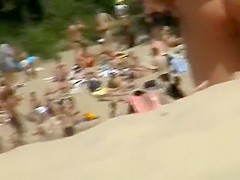 Can't get enough of an unusual nudist girl