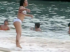 Hot girl with a tramp stamp tattoo