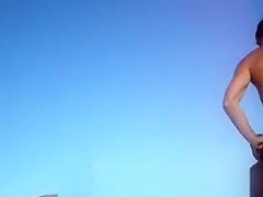 Change panties at beach