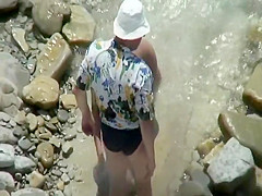 Woman is much braver than the man