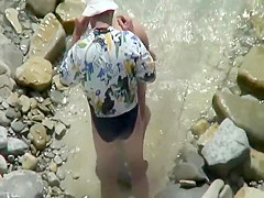 Woman is much braver than the man