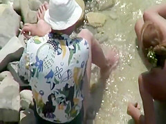 Woman is much braver than the man