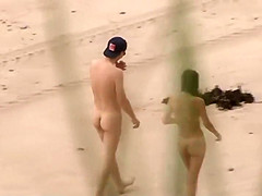 Passionate sex caught on the beach