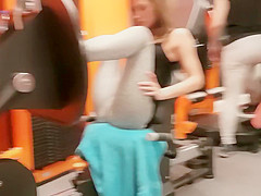 Hot body in the beach shower cabin