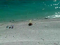 Spying on a gentle sideways fuck pose