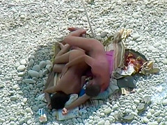 Spying on a gentle sideways fuck pose