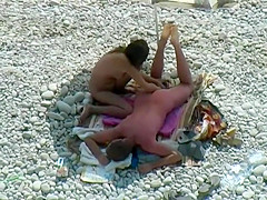 Spying on a gentle sideways fuck pose