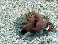 Spying on a gentle sideways fuck pose