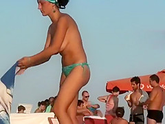 She is happy to pose for a topless photo