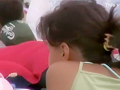 Amazing firm ass of a teen girl