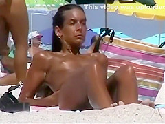 Very dark tanned but still sexy girl