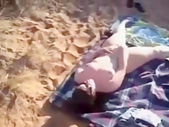 Wife beach fun
