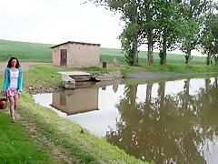 Amazing pornstar in exotic blowjob, outdoor adult scene